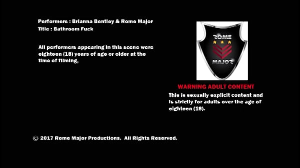 Sex Time In The Bathroom! Rome Major Fucks Sexy Brianna Bentley!