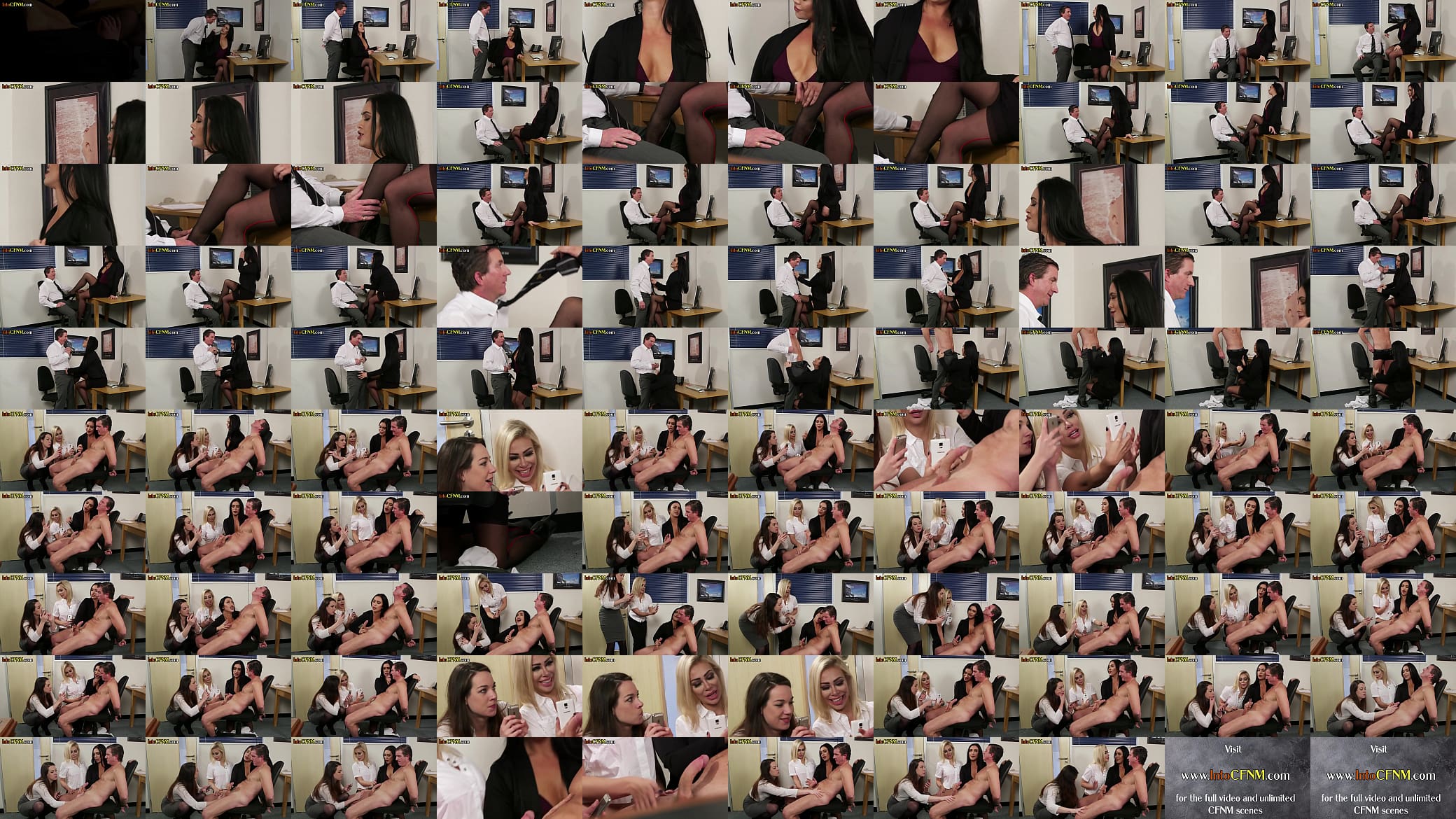 CFNM office femdoms humiliate horny boss 预览图