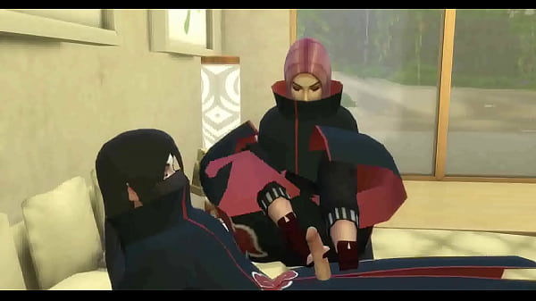 Naruto Hentai Episode 6 Sakura and Konan manage to have a threesome and end up fucking with their two friends as they like milk a lot.