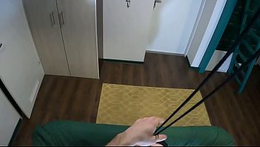 Super hot babe tied up and played like a doll 12 min