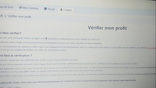 Video de vérification