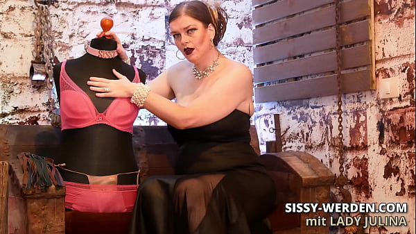 Stop! Feminine sissys do not jerk their cock - sissy training and feminization with Lady Julina