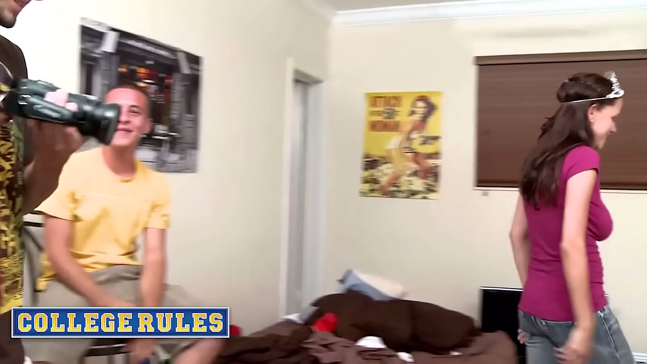 COLLEGE RULES – These College Babes Take Center Stage For A Frat Party Full Of Raw, Unfiltered Action