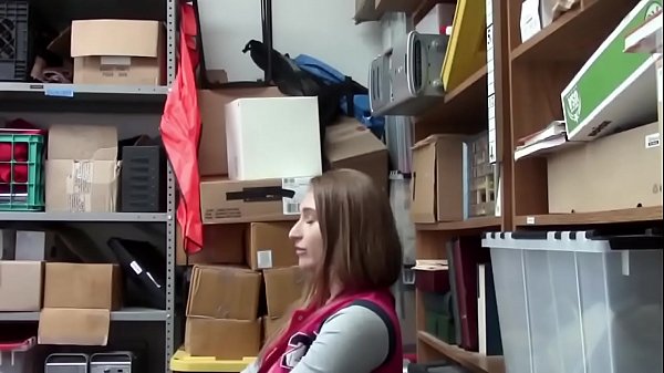 Hard up security guard records banging this shoplifter teen
