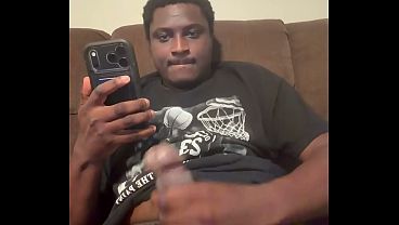 I love busting huge nuts while watch porn
