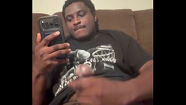 I love busting huge nuts while watch porn