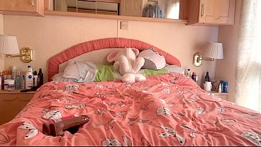 Emma P Fucking hard her dildo with butt plug inside short version
