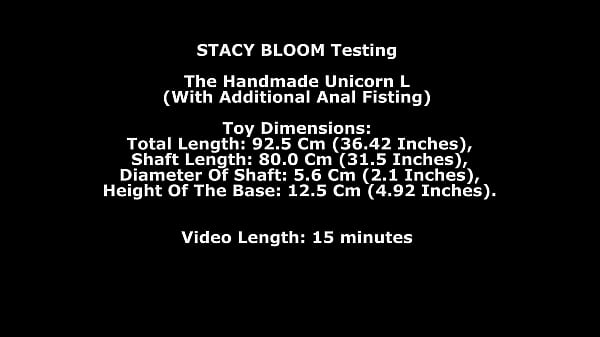 Stacy Bloom Testing The Handmade Unicorn L (With Additional Anal Fisting) TWT273