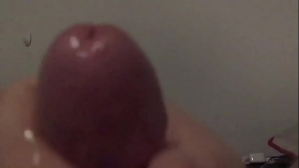 Chubby Wife with hairy pussy gives POV handjob with slow motion