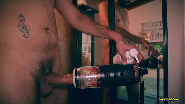 Download Video - Big Uncut Cock Latino Camilo Brown Fucking Fleshlight Shooting A Big Load And Eating His Own Cum