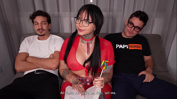 Venezuelan women with perfect tits and asses get turned on by their Spanish friends with 2 big cocks
