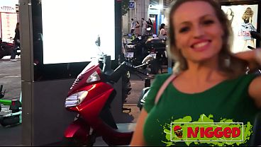 Busty MILF with a spectacular ass deflowers BBC. Lara Cruz loves interracial sex on Nigged