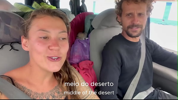 Damianaxx - Transamos escondidos no meio de um deserto em Marrocos - Damiana, brasileira safada pela Europa Ep7