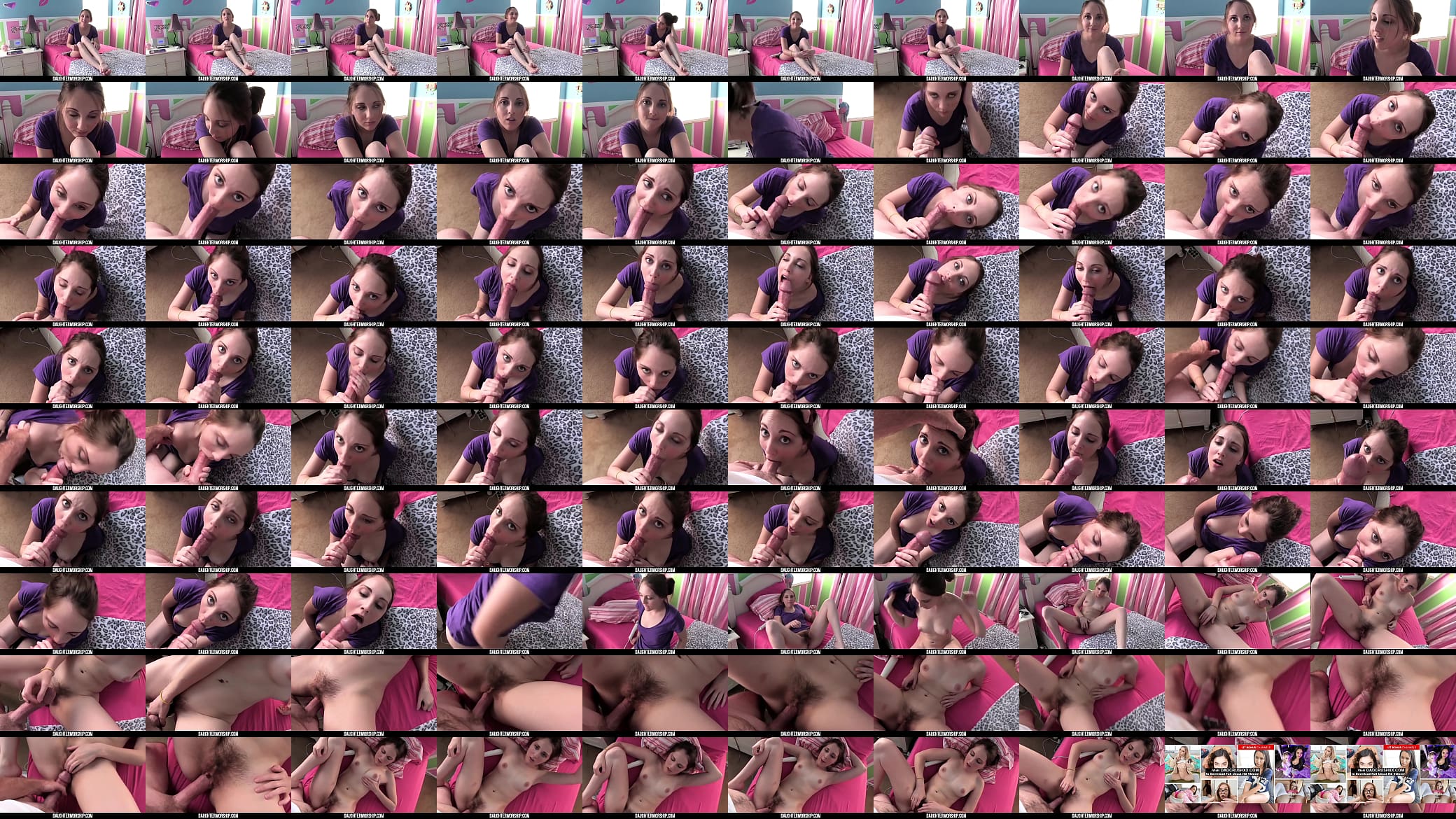 Caught My Nerdy stepdaughter Masturbating 预览图