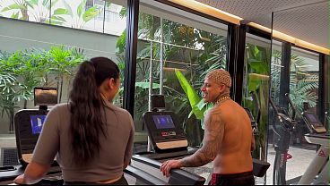 I met this fair-skinned girl at the gym in the apartment where I was staying. I told her I was from Rio de Janeiro, and she invited me to her room, and we had sex secretly from her husband.