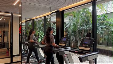I met this fair-skinned girl at the gym in the apartment where I was staying. I told her I was from Rio de Janeiro, and she invited me to her room, and we had sex secretly from her husband.