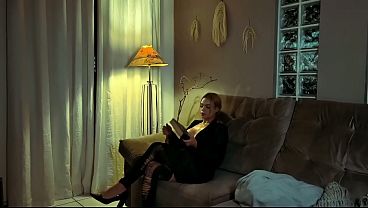 The strict teacher punishes her student by spanking her