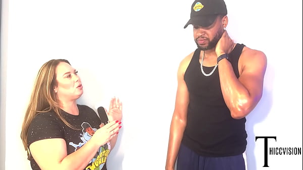 BIG TITTY REPORTER FUCKS BBC ATHLETE