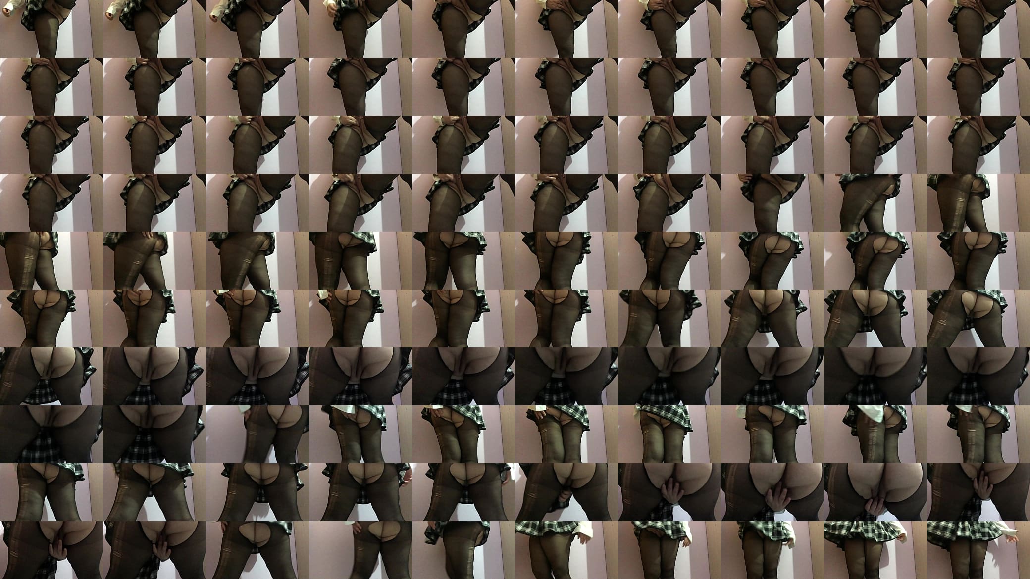 Rebolando a buceta de uniforme colegial sem calcinha 预览图
