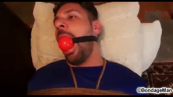 Diogo Nasser in hotel room' Nosehook tapegagged...