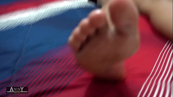cute student with sweaty and stinky feet: extreme foot fetish