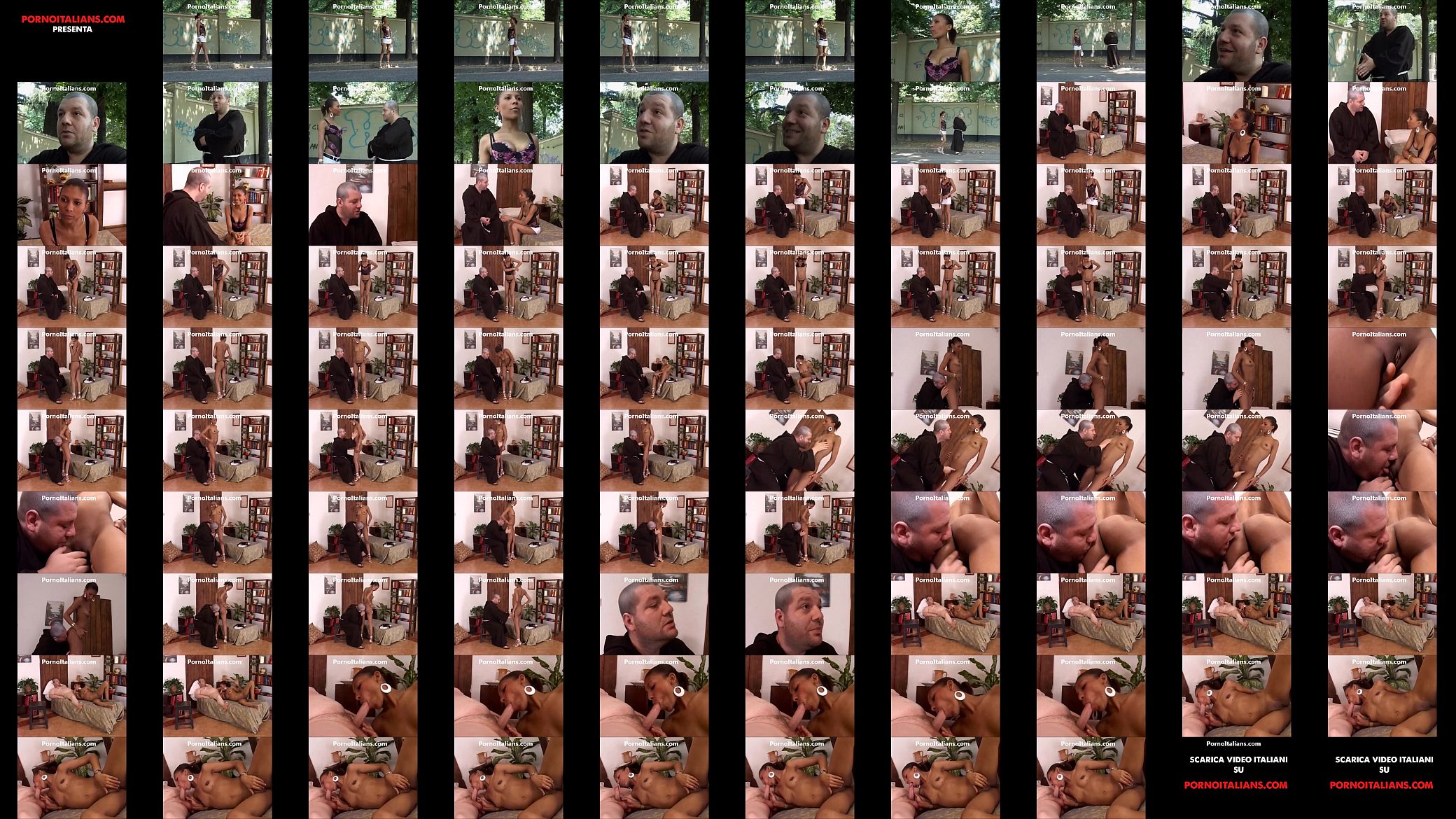 Frate porco scopa ragazza di colore - porno italiano Friar pig fucks black girl 预览图