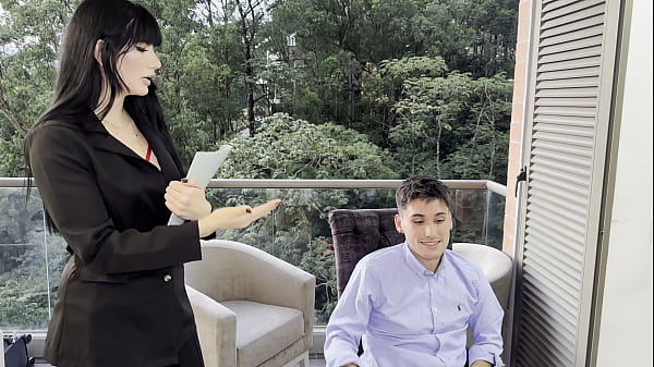 My boss forces me to fuck her if I want to keep getting paid — she uses me as her sex toy