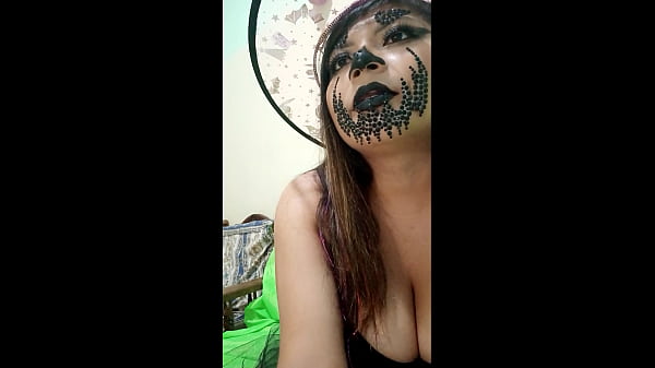 BEAUTIFUL SEXY WITCH STARTS IN PORN ON HALLOWEEN!! THE SLUT HAS SEX WITH HER SUBMITTED STEPBROTHER, OBEYS HIM AND FULFILLS HIS FANTASY OF HAVING SEX AFTER THE HALLOWEEN PARTY. REAL HOMEMADE AMATEUR PORN