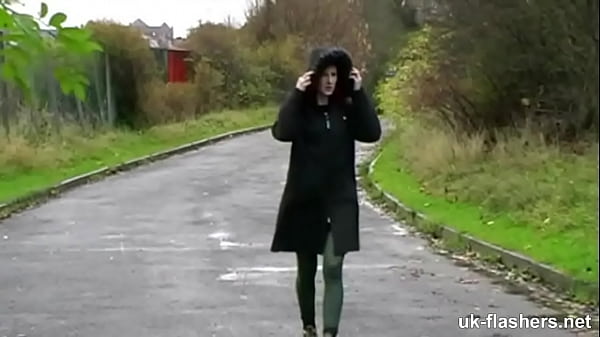 Lassie pissing and masturbating in public