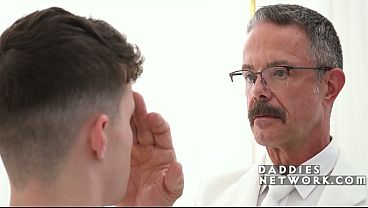 Twink's Initiation Involves Priest's Sacred Load