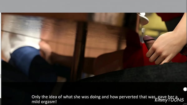 Le Livre De Sorts Pt. 7.- Footjob Public Sous La Table Au Restaurant.