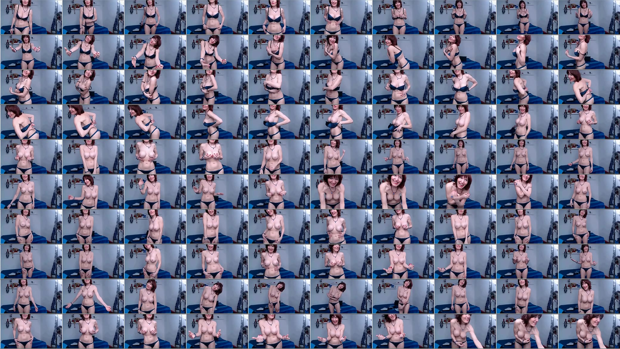 Sexy 56yo Mature Shows off Big Fake Tits 预览图