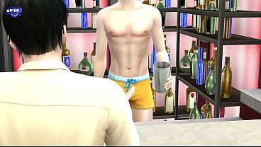 Hot Gay model group sex part 3