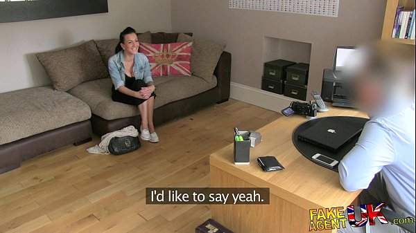 FakeAgentUK Sweet young amateur gets creampie after intense real orgasm