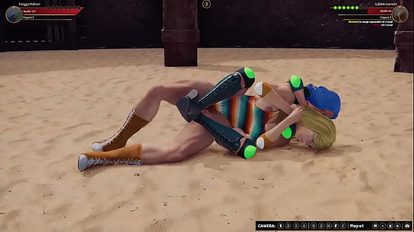 Twiggy Nelson VS Gabbie Garnet (Naked Fighter 3D)