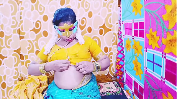 Desi bhabhi showing boobs, pussy fingering. Telugu dirty talks.