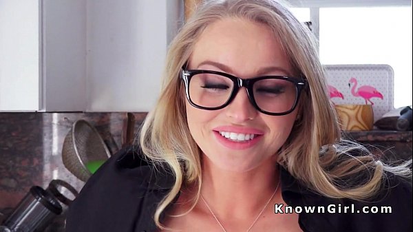 Natural busty blonde girlfriend homemade fuck