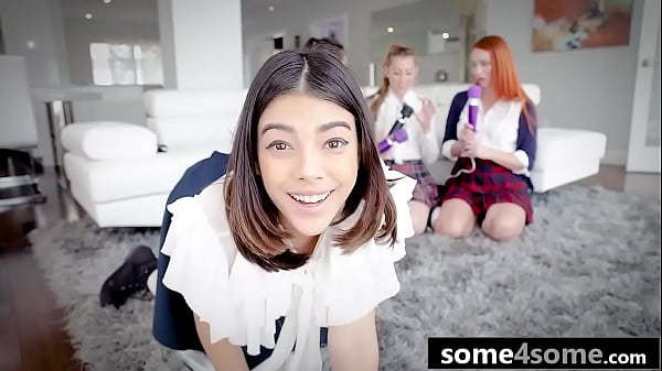 Four Sexy Besties Have Their First-Times in a Wild Orgy