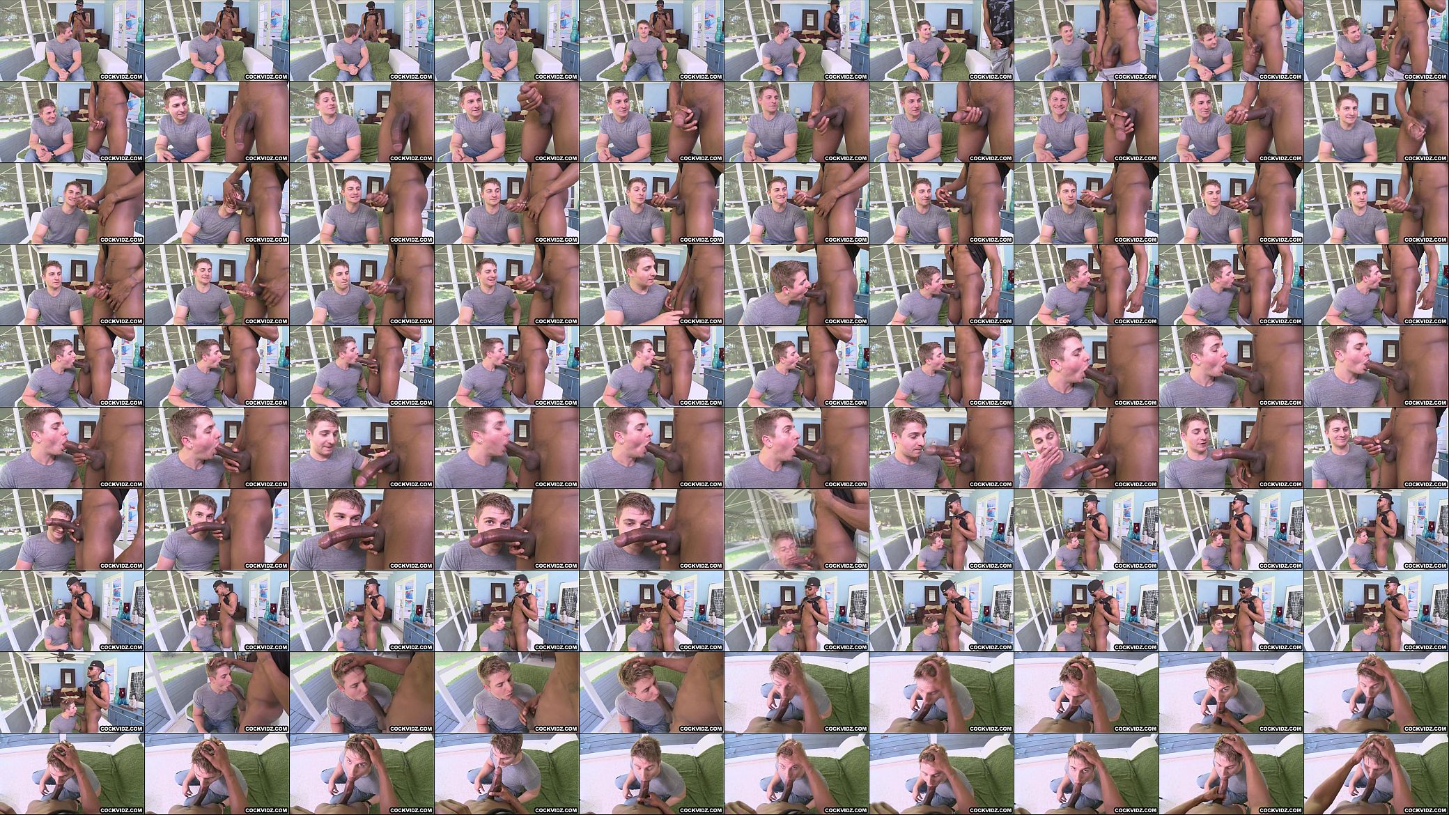 First time sucking a massive cock on film 预览图