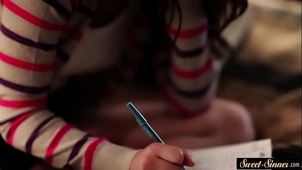 Download Video - Teenage babe creamed by horny professor