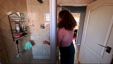 MILF taking a hot, sexy, soapy shower for you
