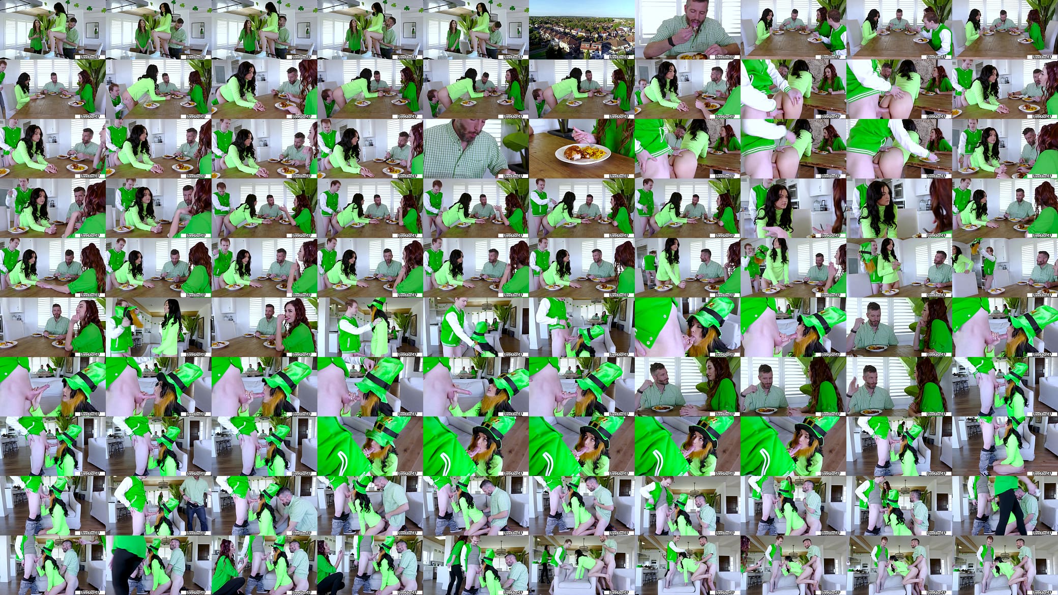 St. Paddy&#039;s Freeuse Celebration - Rose Winters, Mike Mancini, Alex Jett 预览图