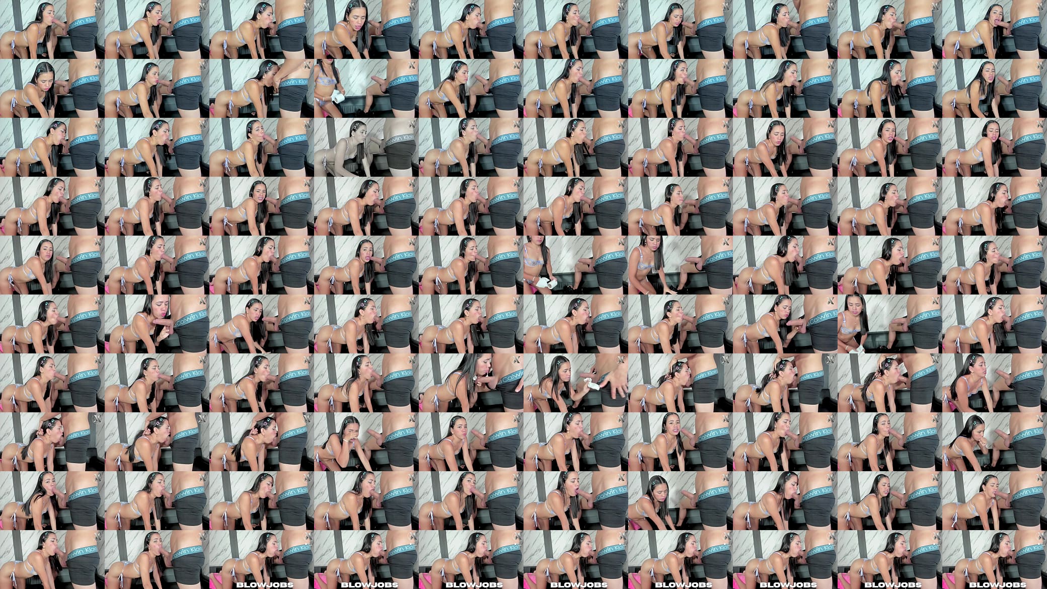in doggy style giving blowjobs to a good big cock 预览图