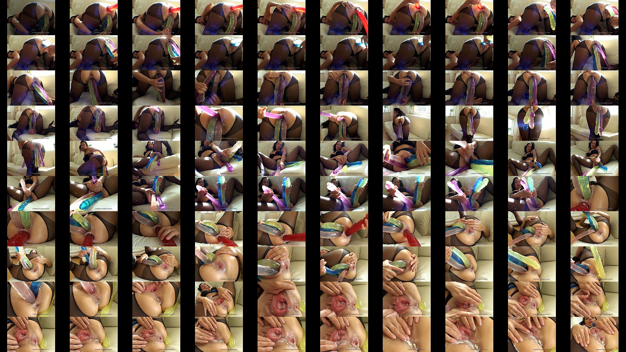 Many dildo&#039;s in pussy and anal (hardcore solo) 预览图