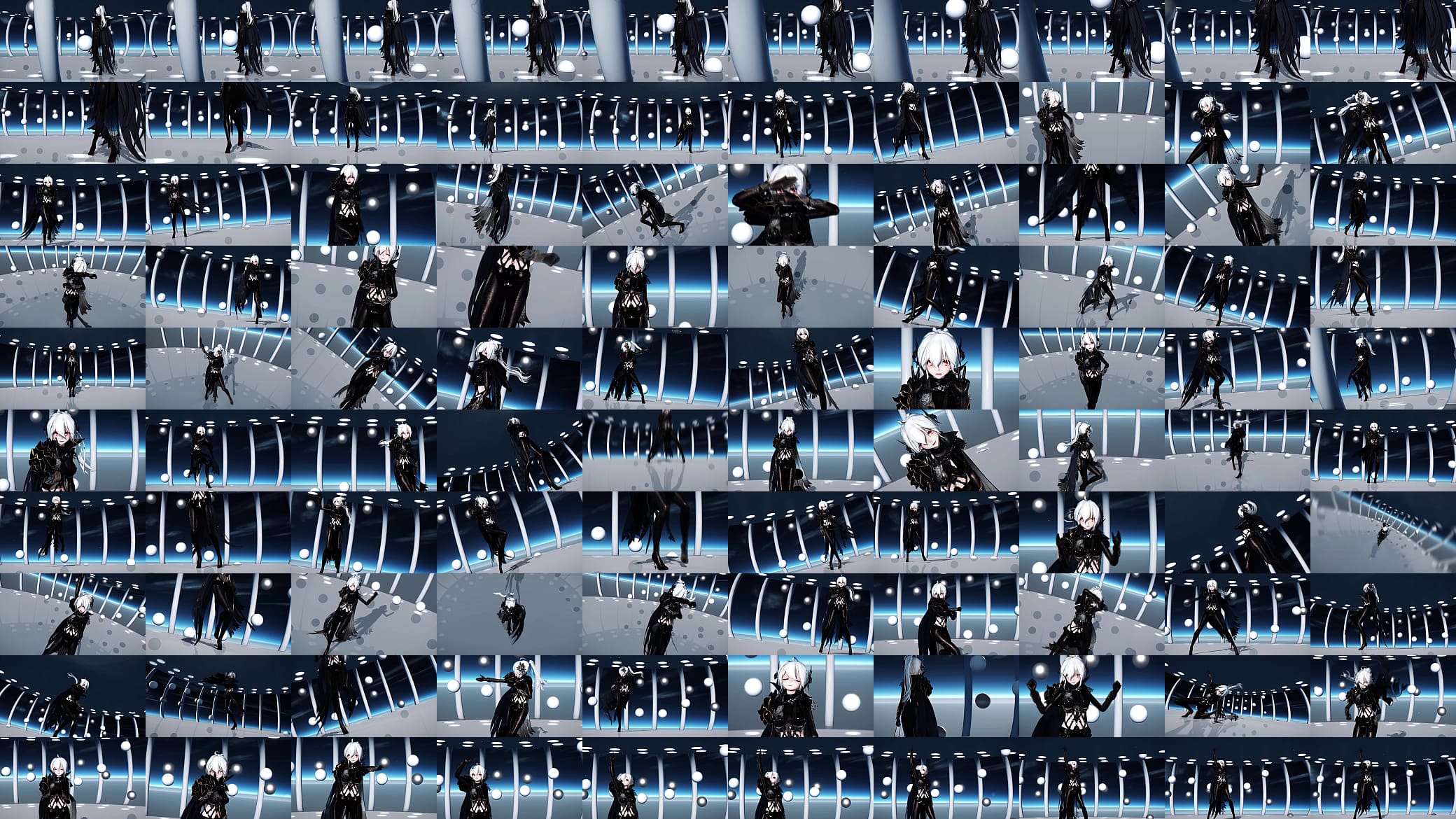 [MMD4K]HAKU(Dark Knight) - Elect 预览图