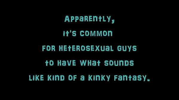 A guy explores a kinky fantasy - ever seen this...
