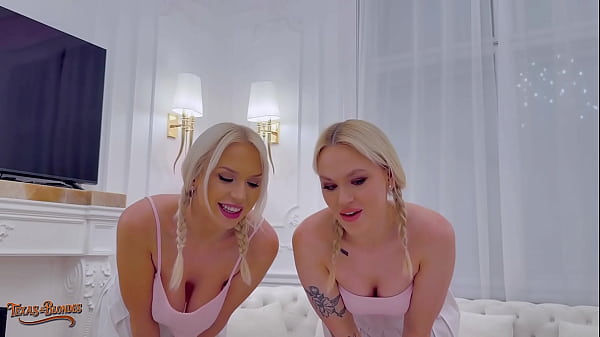 Hot Blondes Greta Foss & Vera Jarw Are Milking Mr. Texas's Thick Cock!