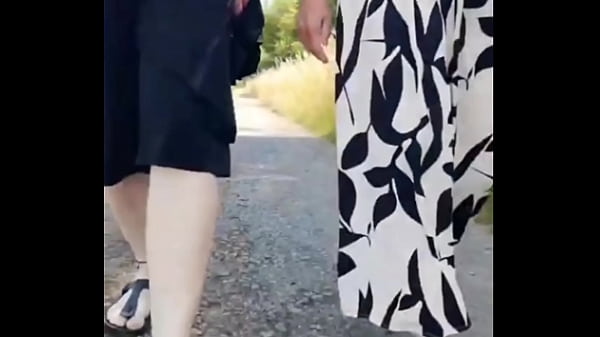 Hot Granny with 66 years.. Walked with me on a ...