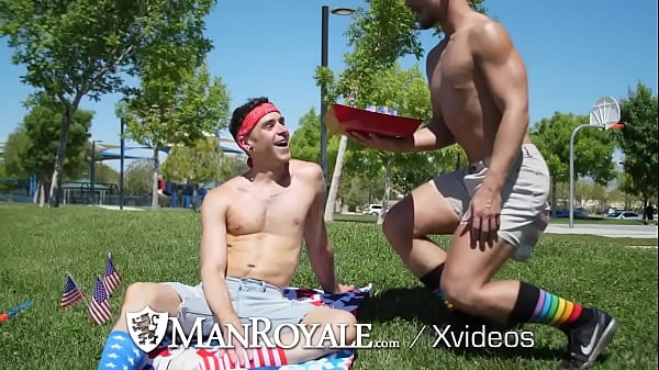 Download Video - ManRoyale Patriotic Ass Fucking Fun With Two Fit Guys For 4th Of July