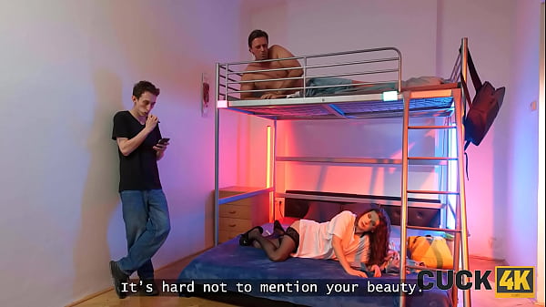 CUCK4K. Naughty hostel cheating